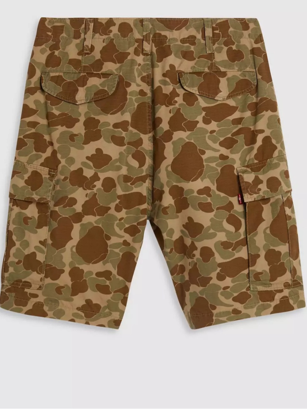 Levis Camouflage Cargo Shorts - Brown Camo